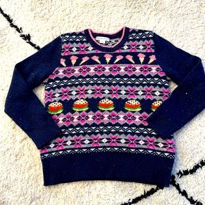 Crewcuts blue colorful sweater